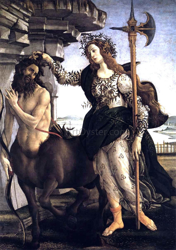  Sandro Botticelli Pallas and the Centaur - Canvas Art Print