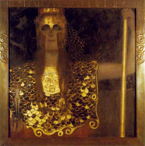  Gustav Klimt Pallas Athene - Canvas Art Print