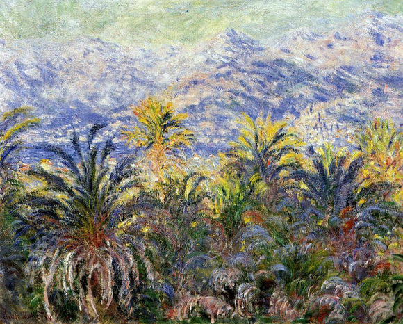  Claude Oscar Monet Palm Trees at Bordighera - Canvas Art Print