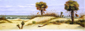  William Aiken Walker Palms at Ponce Park, Florida - Canvas Art Print