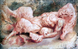  Peter Paul Rubens Pan Reclining - Canvas Art Print