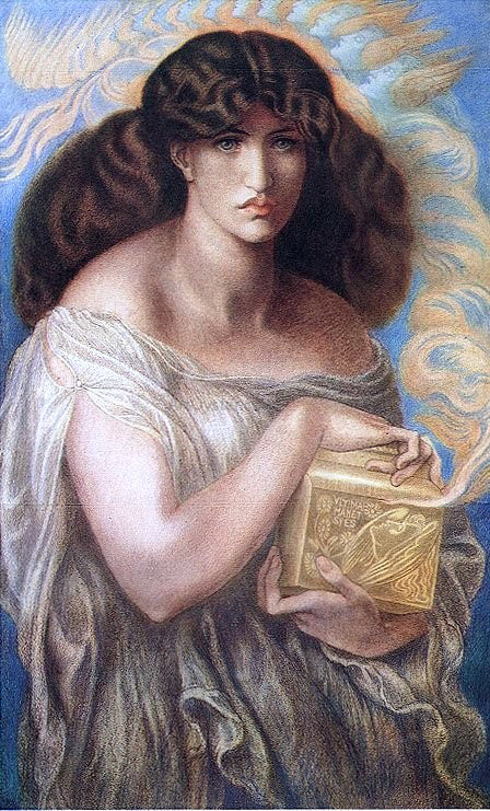  Dante Gabriel Rossetti Pandora - Canvas Art Print