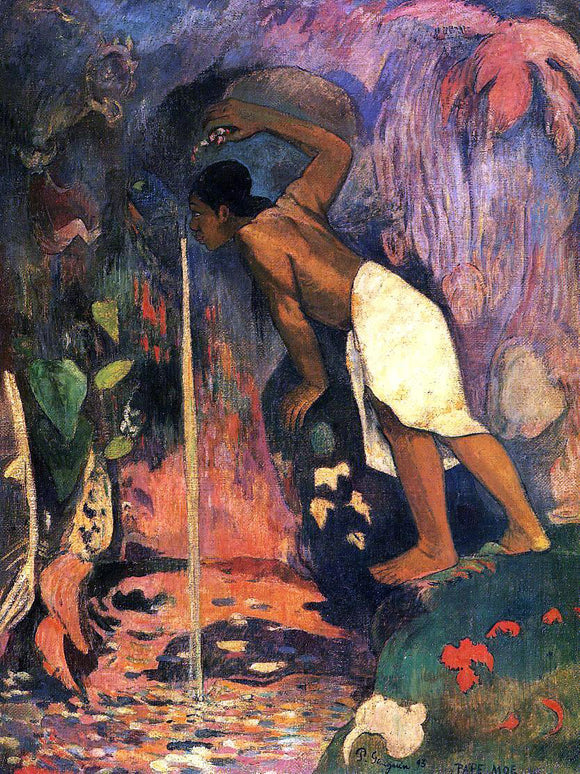  Paul Gauguin Pape Moe (also known as Mysterious Water) - Canvas Art Print