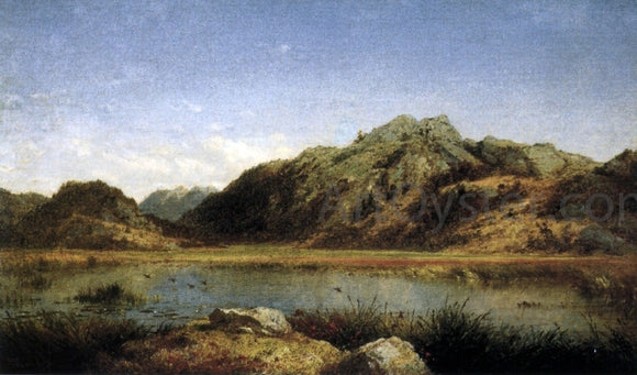  John Frederick Kensett Paradise Rocks, near Newport - Canvas Art Print