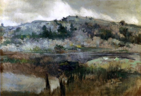  John Twachtman Paradise Rocks, Newport - Canvas Art Print