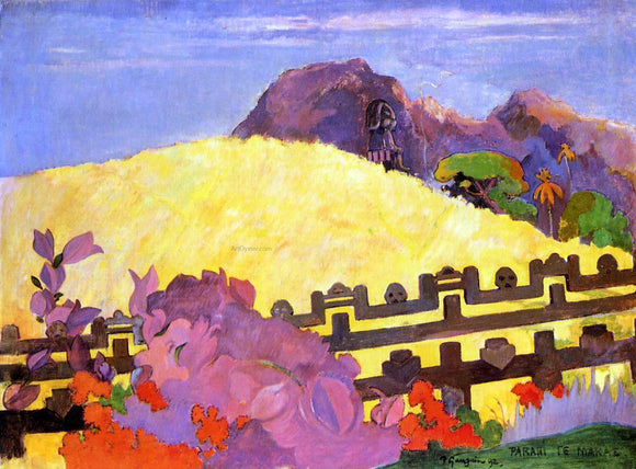  Paul Gauguin Parahi te Marae (also known as There Lies the Temple) - Canvas Art Print