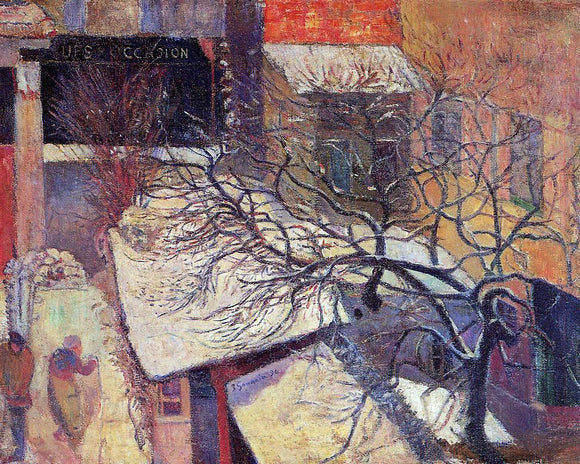  Paul Gauguin Paris in the Snow - Canvas Art Print