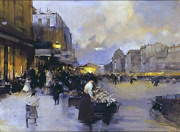  Luigi Loir Paris, Morning - Canvas Art Print