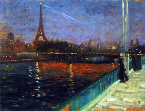  Alfred Henry Maurer Paris, Nocturne - Canvas Art Print