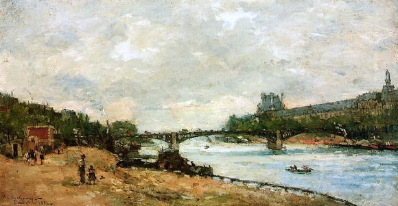 Albert Lebourg Paris, the Bridge of Saint-Peres - Canvas Art Print