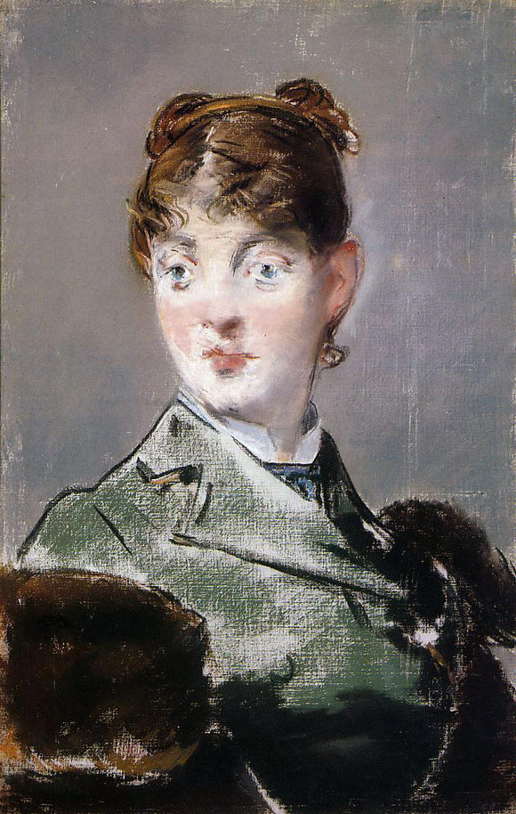  Edouard Manet Parisienne, Portrait of Madame Jules Guillemet - Canvas Art Print