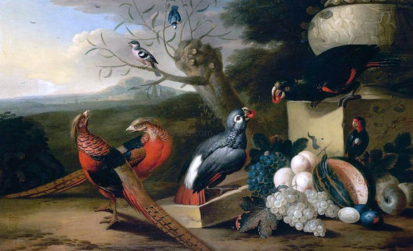  Tobias Stranover Parkland Setting with Birds - Canvas Art Print