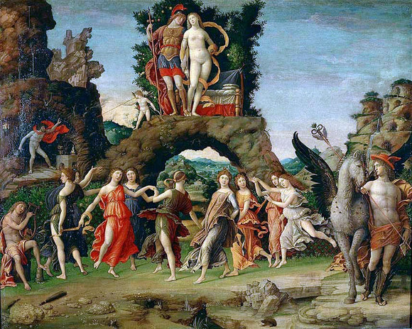  Andrea Mantegna Parnassus - Canvas Art Print