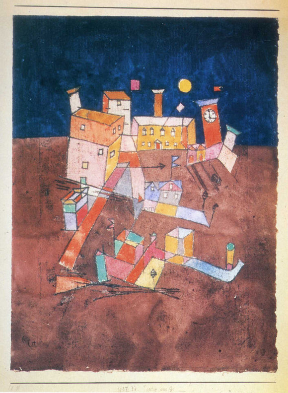  Paul Klee Part of G - Canvas Art Print