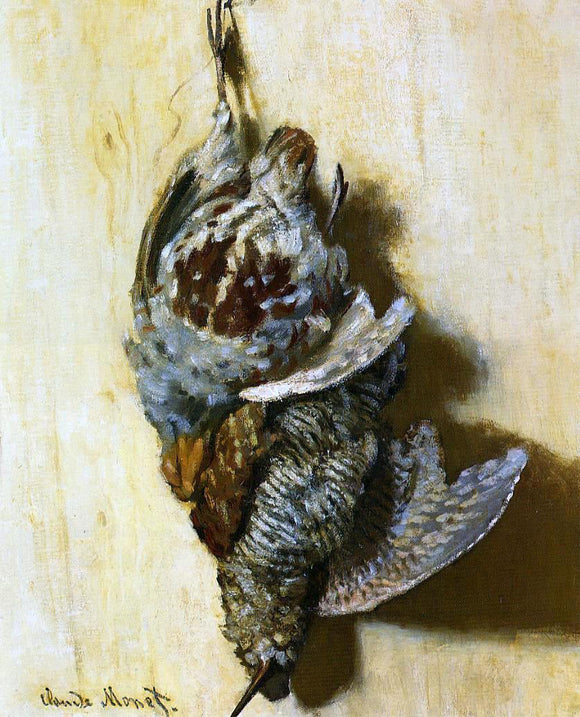  Claude Oscar Monet Partridge and Woodcock - Canvas Art Print
