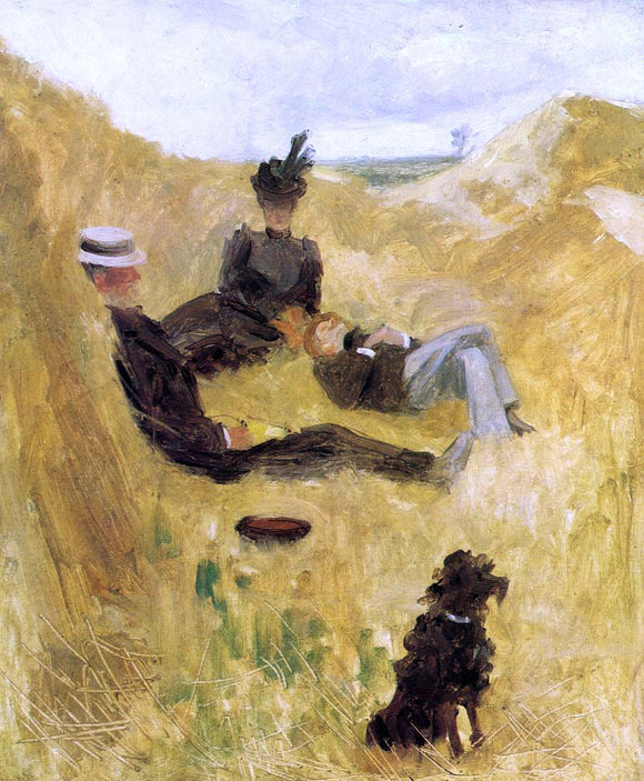  Henri De Toulouse-Lautrec Party in the Country - Canvas Art Print