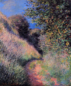  Claude Oscar Monet A Path at Pourville - Canvas Art Print