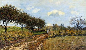  Alfred Sisley Path in the Country - Canvas Art Print