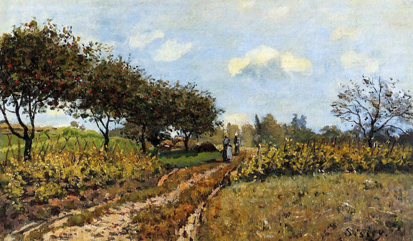  Alfred Sisley Path in the Country - Canvas Art Print