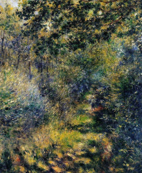  Pierre Auguste Renoir Path Through the Woods - Canvas Art Print