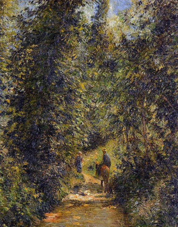  Camille Pissarro Path Under the Trees, Summer - Canvas Art Print