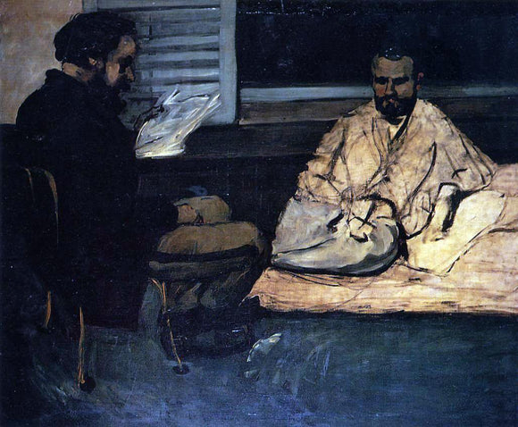  Paul Cezanne Paul Alexis Reading to Zola - Canvas Art Print