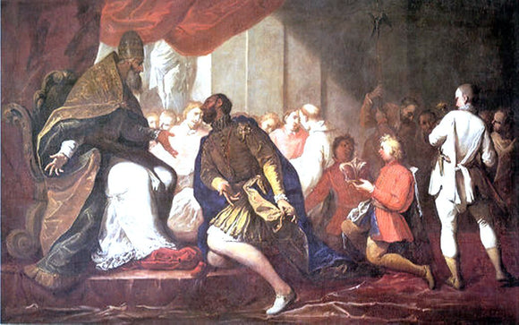  Sebastiano Ricci Paul III Appointing His Son Pier Luigi to Duke of Piacenza and Parma - Canvas Art Print