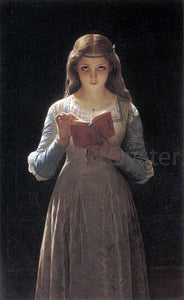 Pierre-Auguste Cot Pause for Thought - Canvas Art Print