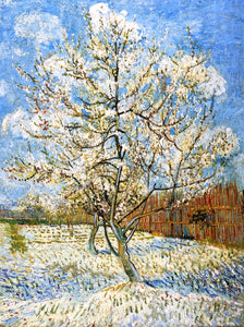  Vincent Van Gogh Peach Trees in Blossom - Canvas Art Print