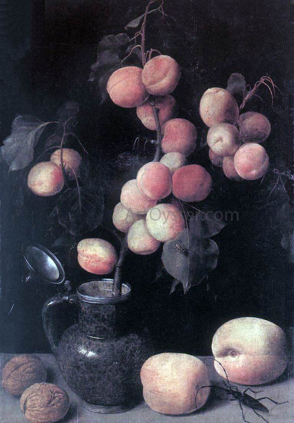  Georg Flegel Peaches - Canvas Art Print