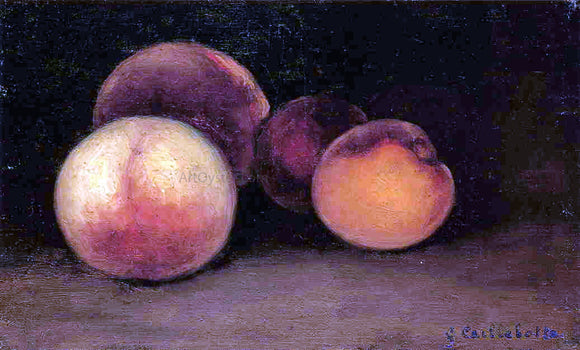  Gustave Caillebotte Peaches, Nectarines and Apricots - Canvas Art Print