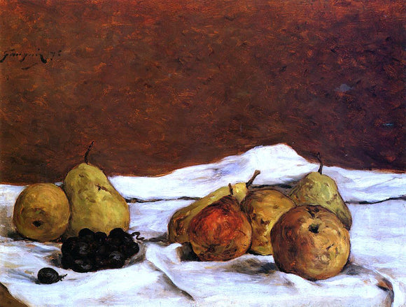  Paul Gauguin Pears and Grapes - Canvas Art Print