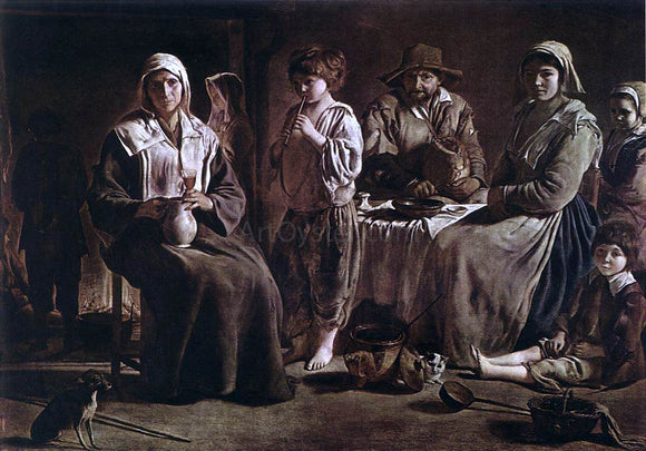  Le nain Brothers Peasant Family - Canvas Art Print
