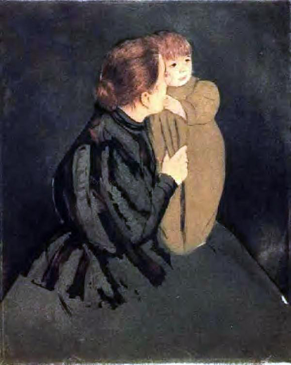  Mary Cassatt Peasant Mother and Child - Canvas Art Print