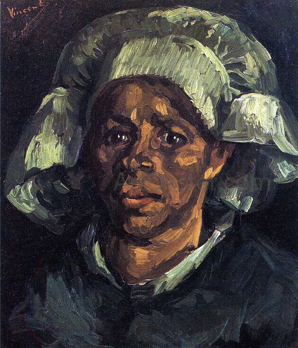  Vincent Van Gogh Peasant Woman, Portrait of Gordina de Groot - Canvas Art Print