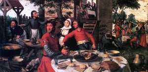 Pieter Aertsen Peasant's Feast - Canvas Art Print