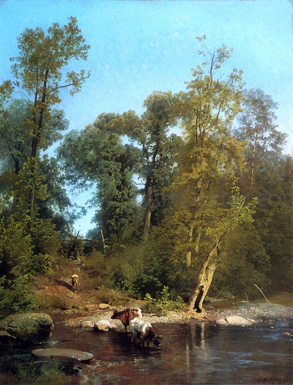  Herman Herzog Pennsylvania Scenery - Canvas Art Print
