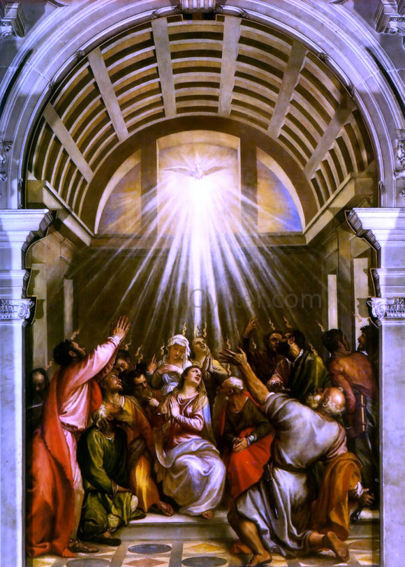  Titian Pentecost - Canvas Art Print