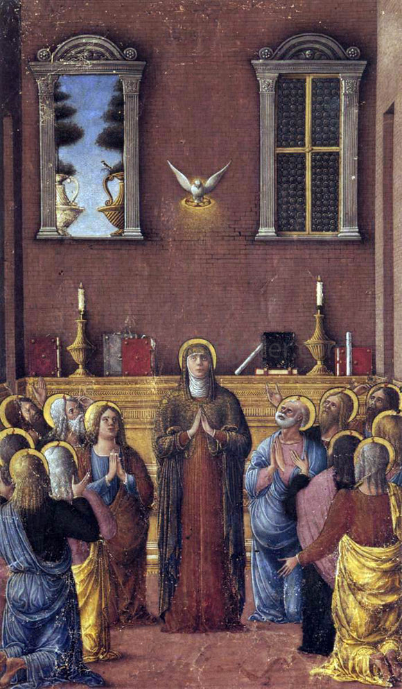  Girolamo Da cremona Pentecost - Canvas Art Print