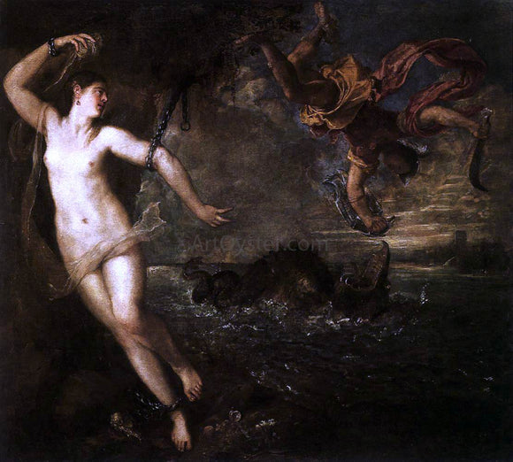  Titian Perseus and Andromeda - Canvas Art Print