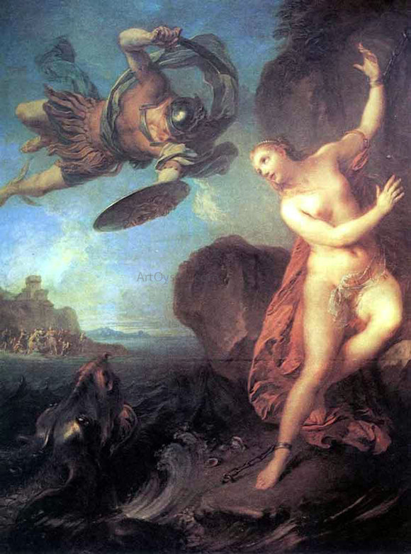  Francois Lemoyne Perseus and Andromeda - Canvas Art Print