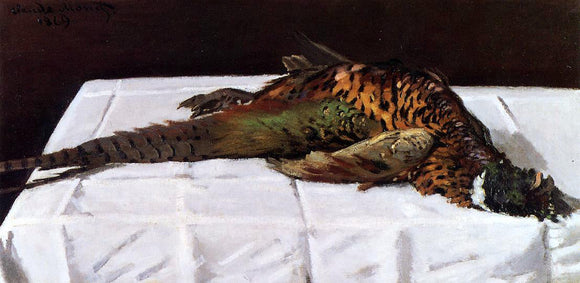  Claude Oscar Monet Pheasant - Canvas Art Print