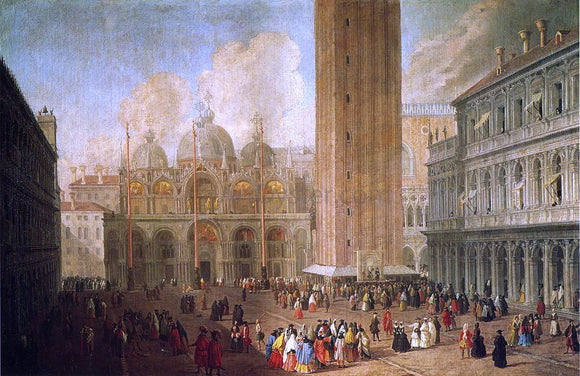  Luca Carlevaris Piazza San Marco, Looking East - Canvas Art Print