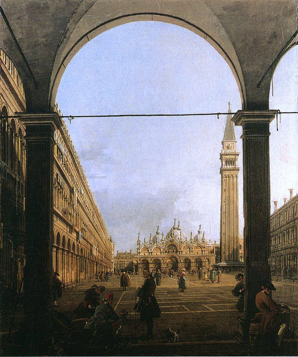  Canaletto Piazza San Marco, Looking East - Canvas Art Print