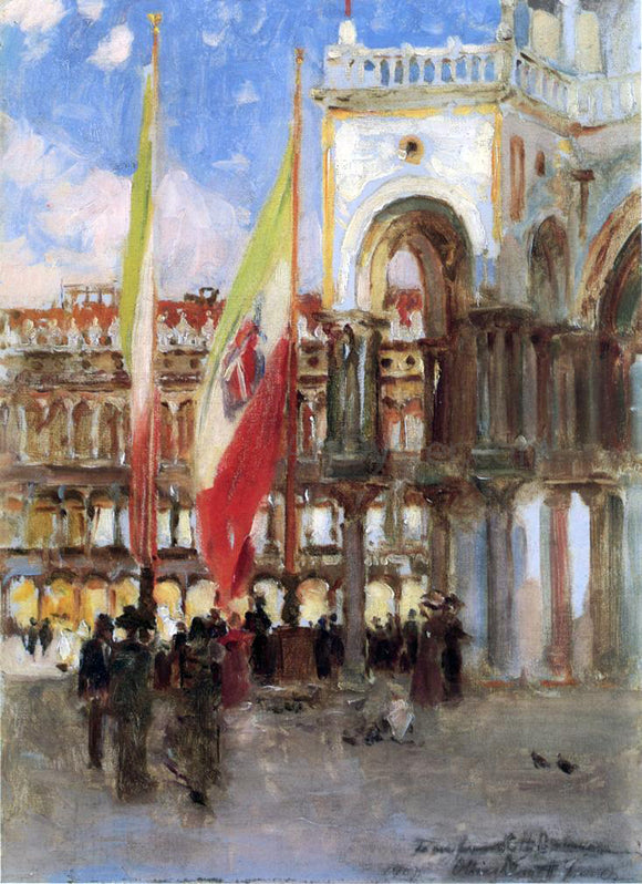  Oliver Dennett Grover Piazza San Marco, Venice - Canvas Art Print