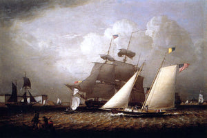  Robert Salmon Picture of the 'Dream" Pleasure Yacht - Canvas Art Print