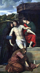  Moretto Da Brescia Pieta - Canvas Art Print