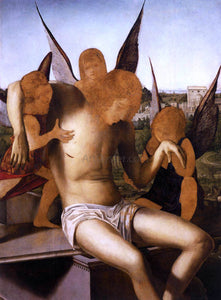 Antonello Da Messina Pieta - Canvas Art Print