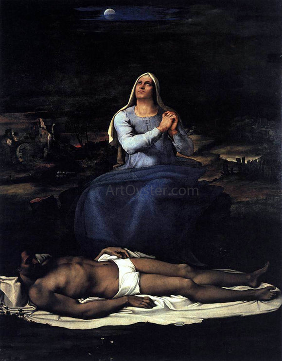  Sebastiano Del Piombo Pieta - Canvas Art Print