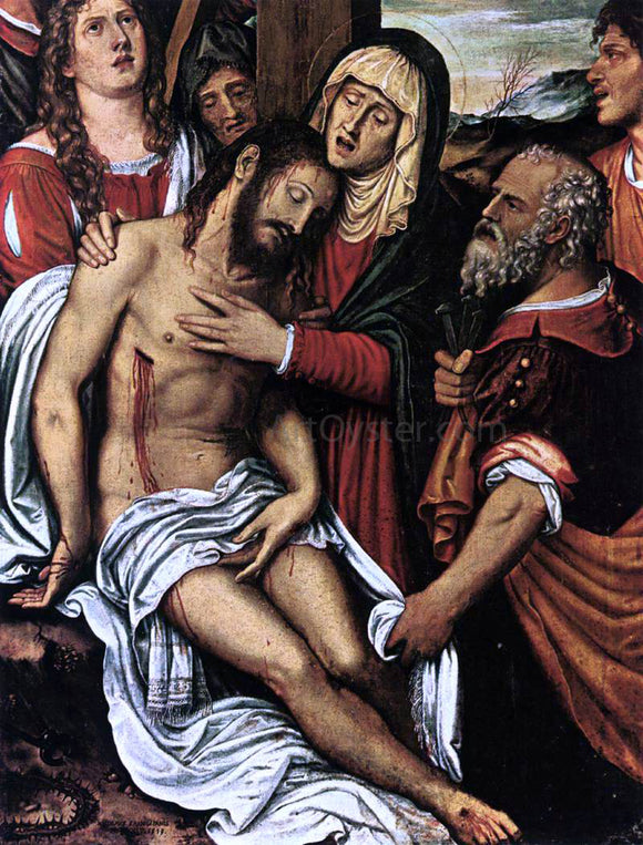  Niccolo Frangipane Pieta - Canvas Art Print